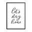 Lets Stay Home Wall Art - Drawdeck