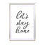 Lets Stay Home Wall Art - Drawdeck
