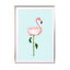 Flamingo Flower Wall Art - Drawdeck