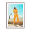 The Girl In Yellow Joggers Wall Art - Drawdeck
