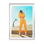 The Girl In Yellow Joggers Wall Art - Drawdeck
