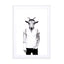 Hipster Goat Wall Art - Drawdeck
