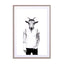 Hipster Goat Wall Art - Drawdeck