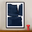 Minimalist Painting Blue I - Drawdeck