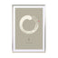 Enso (on Beige Background) Wall Art - Drawdeck
