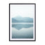 Blue Mountains Reflecting In A Fjord Near Tromso Wall Art - Drawdeck