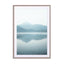 Blue Mountains Reflecting In A Fjord Near Tromso Wall Art - Drawdeck