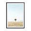 Lonely Tree In The Middle Of A Field Wall Art - Drawdeck