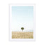 Lonely Tree In The Middle Of A Field Wall Art - Drawdeck