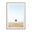 Lonely Tree In The Middle Of A Field Wall Art - Drawdeck