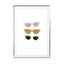 Cateye Sunglasses Wall Art - Drawdeck