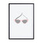 Fashion Glasses Wall Art - Drawdeck