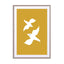 Love Birds In Mustard Wall Art - Drawdeck