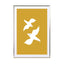Love Birds In Mustard Wall Art - Drawdeck