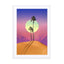 Retro desert collage Wall Art - Drawdeck