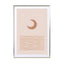 Blush Moon Wall Art - Drawdeck
