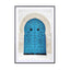 Blue Wooden Door Tunisia - Drawdeck
