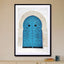 Blue Wooden Door Tunisia - Drawdeck
