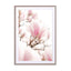 Blossoming Magnolia Pink Flowers In Spring Wall Art - Drawdeck
