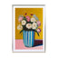 Blue striped vase - Drawdeck