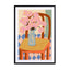 Flowers on a chair Wall Art - Drawdeck