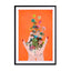 Fridas hands orange Wall Art - Drawdeck