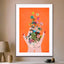 Fridas hands orange - Drawdeck
