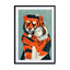 My tiger and me Wall Art - Drawdeck