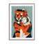 My tiger and me Wall Art - Drawdeck