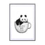 Panda with coffee - Drawdeck