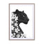 Panther with flowers Wall Art - Drawdeck