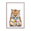Tiger with ice cream Wall Art - Drawdeck