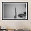 upward bound: burj khalifa in black and white