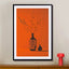 Still Life With Orange Background - Drawdeck