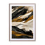Rough Black And Ochre Mountains Wall Art - Drawdeck
