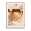 palm shadow on a building Wall Art - Drawdeck