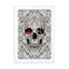 Lace Skull Light Wall Art - Drawdeck