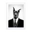 Black Dog Portrait Wall Art - Drawdeck