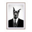 Black Dog Portrait Wall Art - Drawdeck