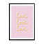 Love love love Wall Art - Drawdeck