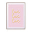 Love love love Wall Art - Drawdeck