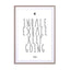 Inhale exhale Wall Art - Drawdeck