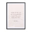 Motivational Quotes - Be Free White Wall Art - Drawdeck