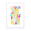 Laugh Play Wall Art - Drawdeck