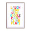 Laugh Play Wall Art - Drawdeck