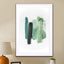 Abstract Aquarelle - Green Shades Of The Woods - Drawdeck