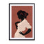 Oasis Ocher Girl 1 Wall Art - Drawdeck