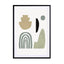 Oasis Green Abstract 1 Wall Art - Drawdeck