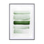 Aquarelle Meets Pencil  Forest Green Stripes - Drawdeck