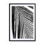 black and white palm leaf Wall Art - Drawdeck
